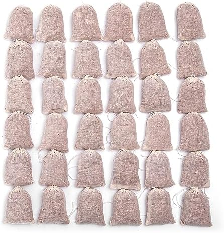 Pack of 36 Red Cedar Sachets for Home Storage