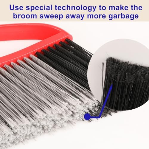 MuLing 157 Heavy Duty Angle Broom with Long Handle