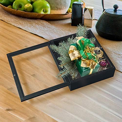 Muzilife 8x10 Shadow Box Frame - Black 216 Interior Wood Glass