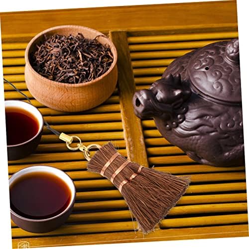 Mini Palm Broom for Tea Ceremony Desk Cleaning 1