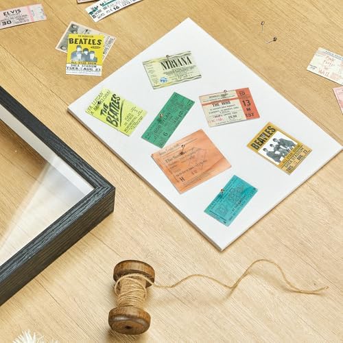 MUXIUNT 11x14 Shadow Box with Linen Foam Back