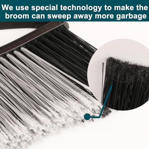 GLOYY 157 Wide Angle Broom with Adjustable Handle