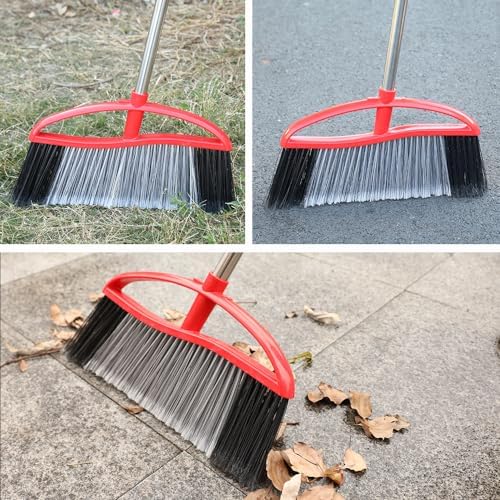 MuLing 157 Heavy Duty Angle Broom with Long Handle