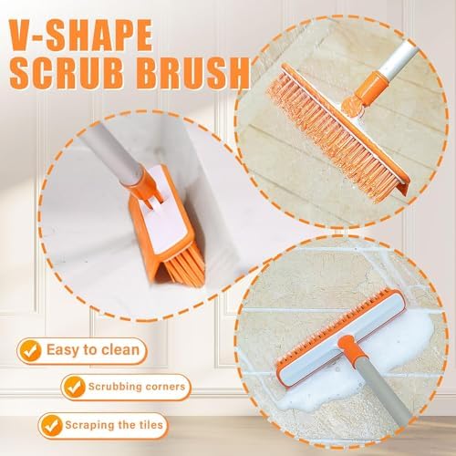 BURFERLY Magic Air Broom Sweeper Orange