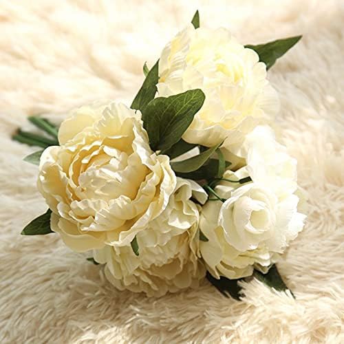 Champagne Peony Bouquet Artificial Wedding Flower