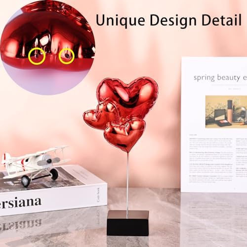SHENGTIAN Red Heart Sculpture Decor 1