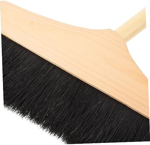 Ipetboom 28C Push Broom with Long Handle and Angled Bristles
