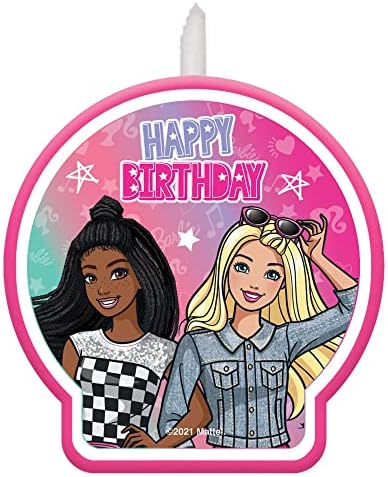 Barbie Dream Together Multicolor Birthday Candle - 1 Piece