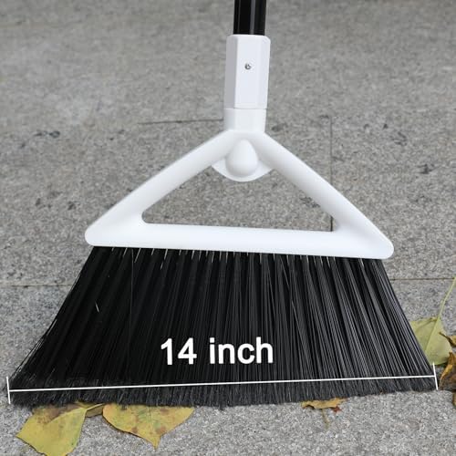 Heavy-Duty Angle Broom for Indoor and Outdoor Cleaning