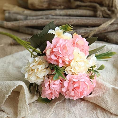 Ymortalize Fake Plant 3 Bundles Artificial Flowers