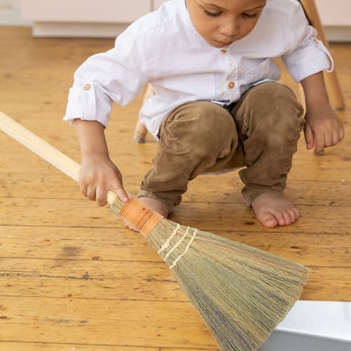ULTECHNOVO Natural Vietnamese Straw Broom for Cleaning