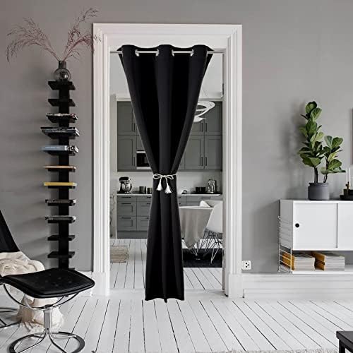 Joydeco Door Curtain for Closet Doors 78 Inches Long