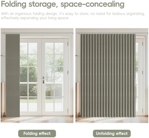 AJAZZ 100 Blackout Door Curtain 98 W x 78 L