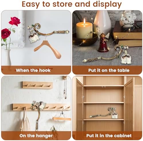 Retro Flower Shape Candle Snuffer with Long Handle