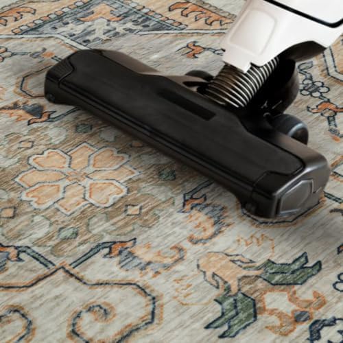 Kaspene Home Umber Washable Rug 4x6 Cider Brown