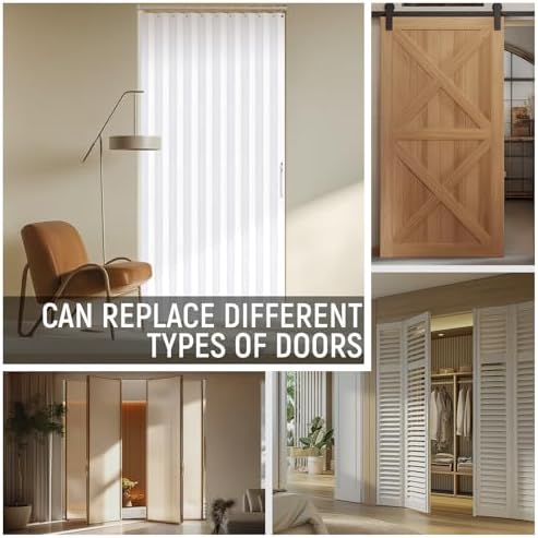 AJAZZ Blackout Magnetic Door Curtain 1 Panel