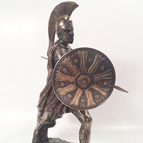 Achilles Unleashed Statue with Spear and Shield