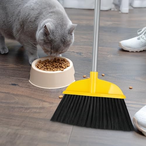 TreeLen 55 Long Handle Broom for Hardwood Floors