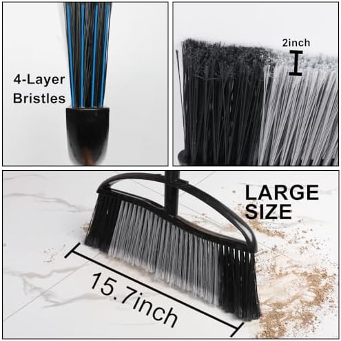 GLOYY 157 Wide Angle Broom with Adjustable Handle