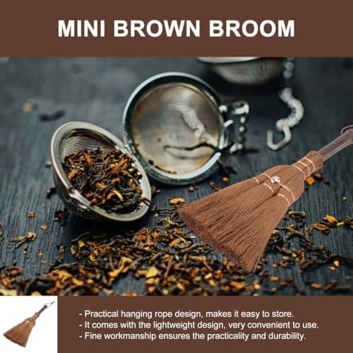 Ipetboom Mini Palm Broom - Natural Hand Broom for Small Spaces