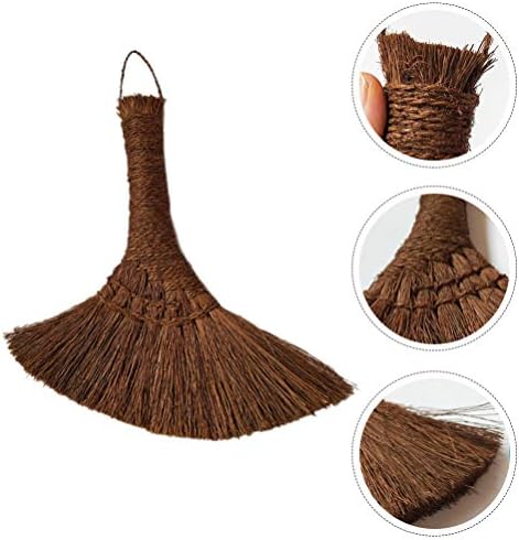 BESPORTBLE Natural Palm Cleaning Brush for Small Spaces