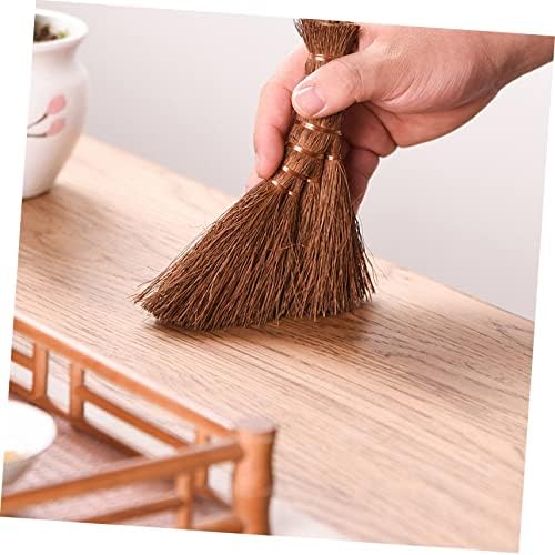 1Pc Hand Broom Natural Palm Design Lightweight for Small Spaces