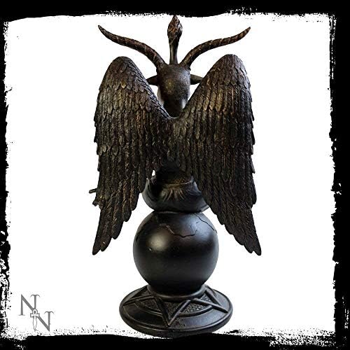 Baphomet Horned Goat Solve et Coagula Statue 10 Inch