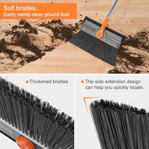 KeFanta 53 Indoor Broom with Squeegee 1