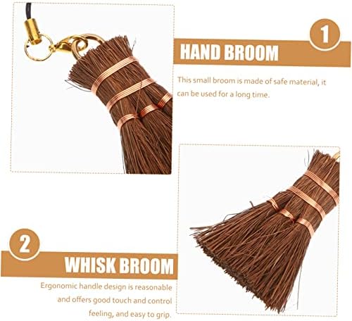CLISPEED 1-Piece Mini Palm Broom for Cleaning