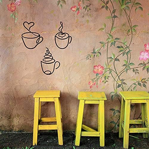 Ferraycle 3 Piece Coffee Themed Metal Wall Art