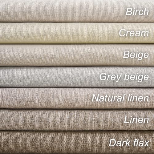 Topfinel Beige Thermal Blackout Curtains 2 Panels