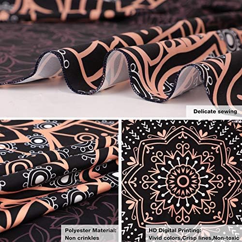 Edeesky Black Mandala Wall Hanging Tapestry